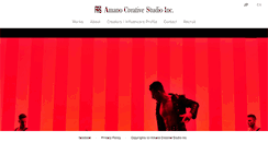 Desktop Screenshot of amanocreativestudio.com