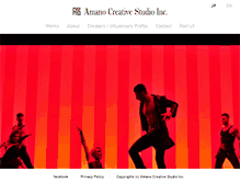 Tablet Screenshot of amanocreativestudio.com